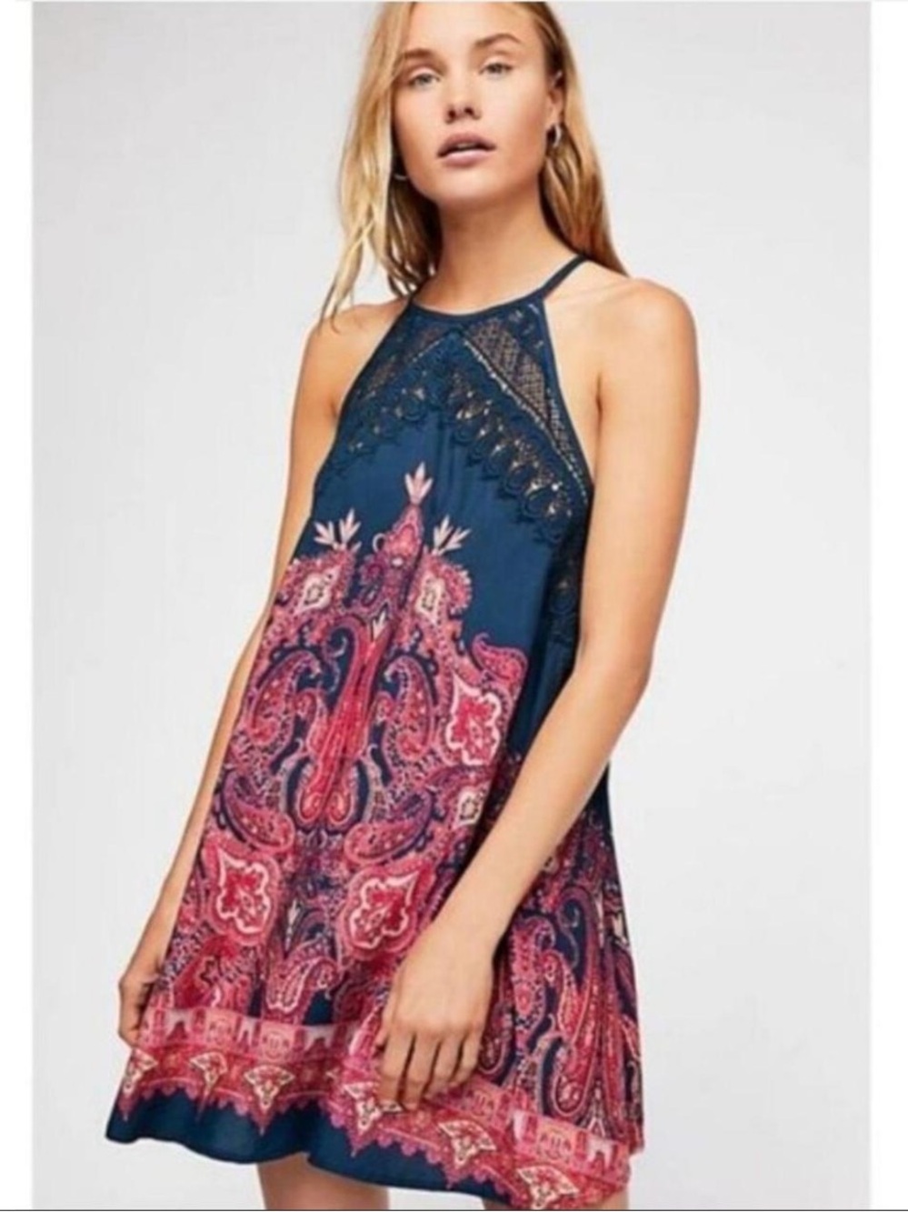 Free People Shea Printed Mini Dress